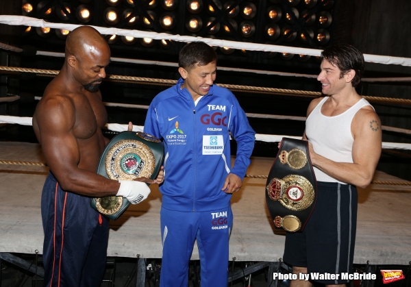 Photo Coverage: Backstage with Gennady Golovkin & Michael Buffer at ROCKY!  Image