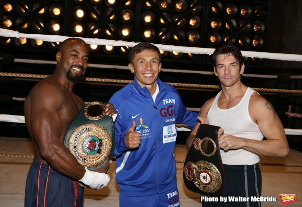 Photo Coverage: Backstage with Gennady Golovkin & Michael Buffer at ROCKY!  Image