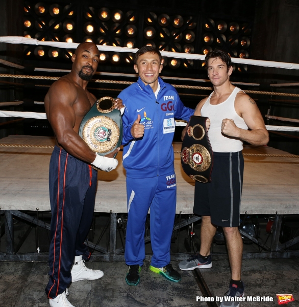 Photo Coverage: Backstage with Gennady Golovkin & Michael Buffer at ROCKY!  Image
