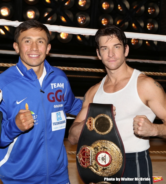 Photo Coverage: Backstage with Gennady Golovkin & Michael Buffer at ROCKY!  Image