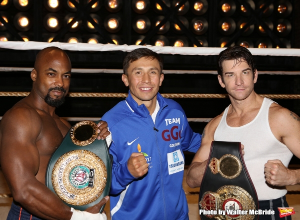 Photo Coverage: Backstage with Gennady Golovkin & Michael Buffer at ROCKY!  Image