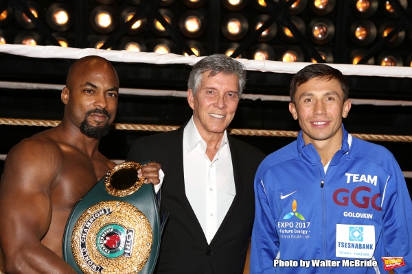 Photo Coverage: Backstage with Gennady Golovkin & Michael Buffer at ROCKY!  Image