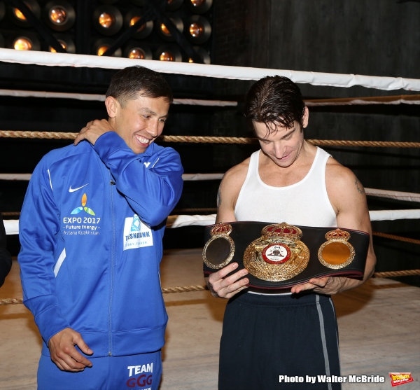 Photo Coverage: Backstage with Gennady Golovkin & Michael Buffer at ROCKY!  Image