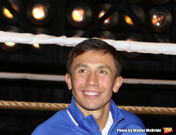 Photo Coverage: Backstage with Gennady Golovkin & Michael Buffer at ROCKY!  Image