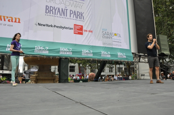 Photo Coverage: Casts of BULLETS, CINDERELLA, PHANTOM & More Visit BROADWAY IN BRYANT PARK! Image