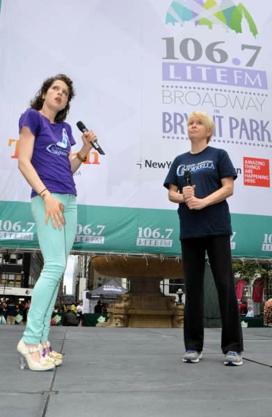 Photo Coverage: Casts of BULLETS, CINDERELLA, PHANTOM & More Visit BROADWAY IN BRYANT PARK! Image