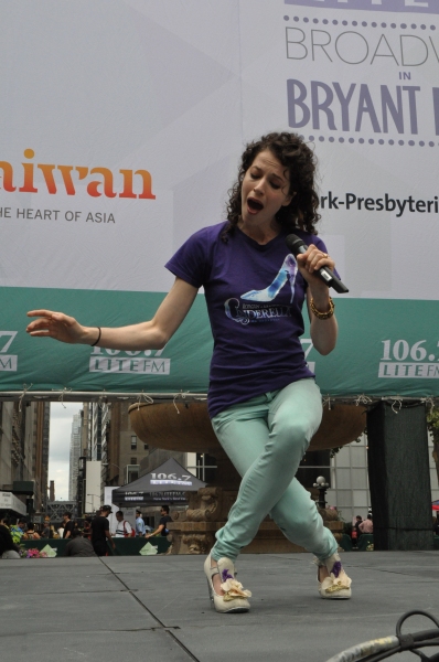 Photo Coverage: Casts of BULLETS, CINDERELLA, PHANTOM & More Visit BROADWAY IN BRYANT PARK! Image