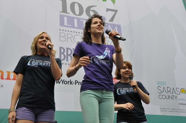 Photo Coverage: Casts of BULLETS, CINDERELLA, PHANTOM & More Visit BROADWAY IN BRYANT PARK! Image