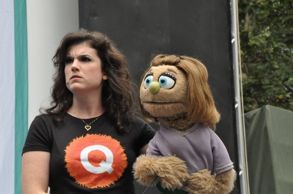 Photo Coverage: Casts of BULLETS, CINDERELLA, PHANTOM & More Visit BROADWAY IN BRYANT PARK! Image