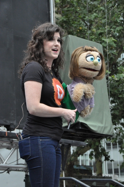 Photo Coverage: Casts of BULLETS, CINDERELLA, PHANTOM & More Visit BROADWAY IN BRYANT PARK! Image