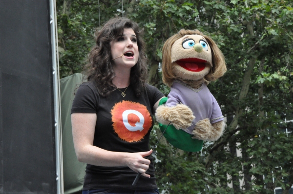 Photo Coverage: Casts of BULLETS, CINDERELLA, PHANTOM & More Visit BROADWAY IN BRYANT PARK! Image