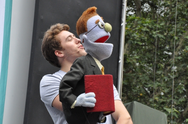Photo Coverage: Casts of BULLETS, CINDERELLA, PHANTOM & More Visit BROADWAY IN BRYANT PARK! Image