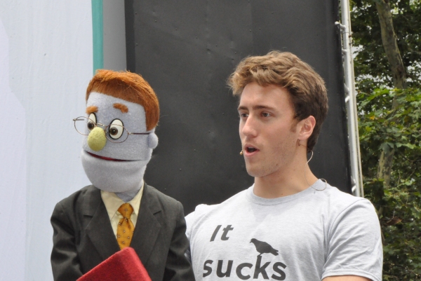 Photo Coverage: Casts of BULLETS, CINDERELLA, PHANTOM & More Visit BROADWAY IN BRYANT PARK! Image