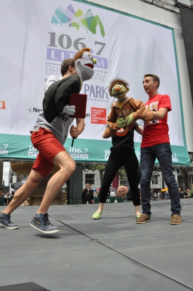 Photo Coverage: Casts of BULLETS, CINDERELLA, PHANTOM & More Visit BROADWAY IN BRYANT PARK! Image