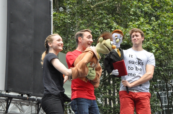 Photo Coverage: Casts of BULLETS, CINDERELLA, PHANTOM & More Visit BROADWAY IN BRYANT PARK! Image