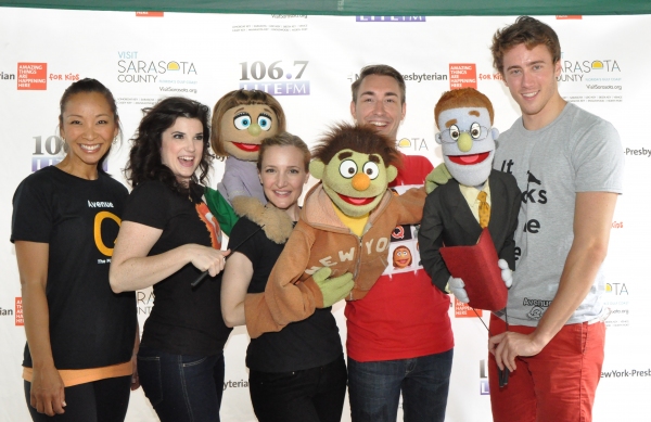 Photo Coverage: Casts of BULLETS, CINDERELLA, PHANTOM & More Visit BROADWAY IN BRYANT PARK! Image