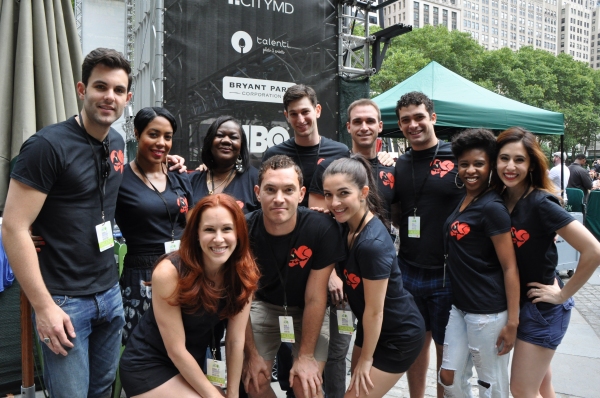 Photo Coverage: Casts of BULLETS, CINDERELLA, PHANTOM & More Visit BROADWAY IN BRYANT PARK! Image