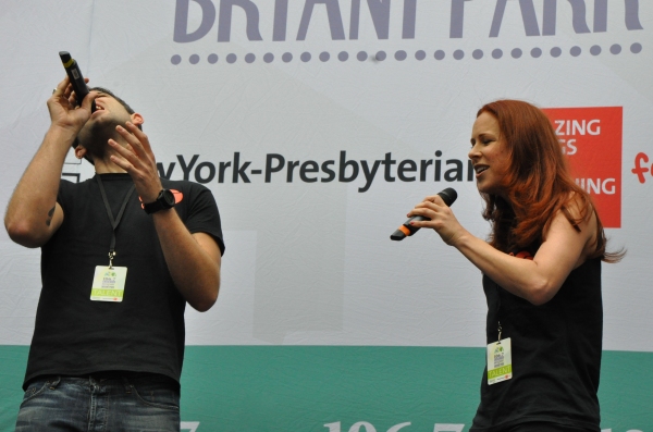 Photo Coverage: Casts of BULLETS, CINDERELLA, PHANTOM & More Visit BROADWAY IN BRYANT PARK! Image