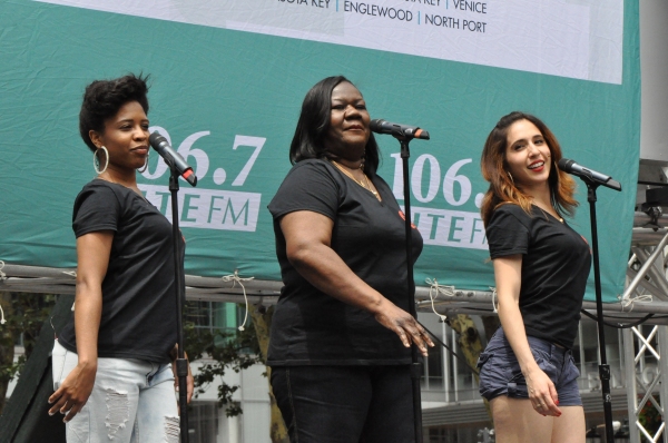 Photo Coverage: Casts of BULLETS, CINDERELLA, PHANTOM & More Visit BROADWAY IN BRYANT PARK! Image