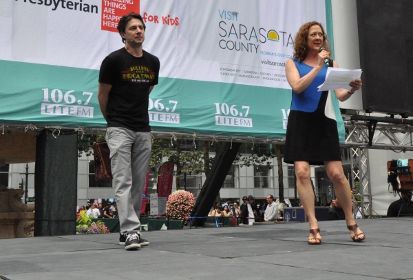 Photo Coverage: Casts of BULLETS, CINDERELLA, PHANTOM & More Visit BROADWAY IN BRYANT PARK! Image