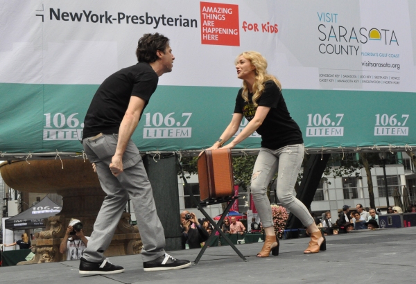 Photo Coverage: Casts of BULLETS, CINDERELLA, PHANTOM & More Visit BROADWAY IN BRYANT PARK! Image