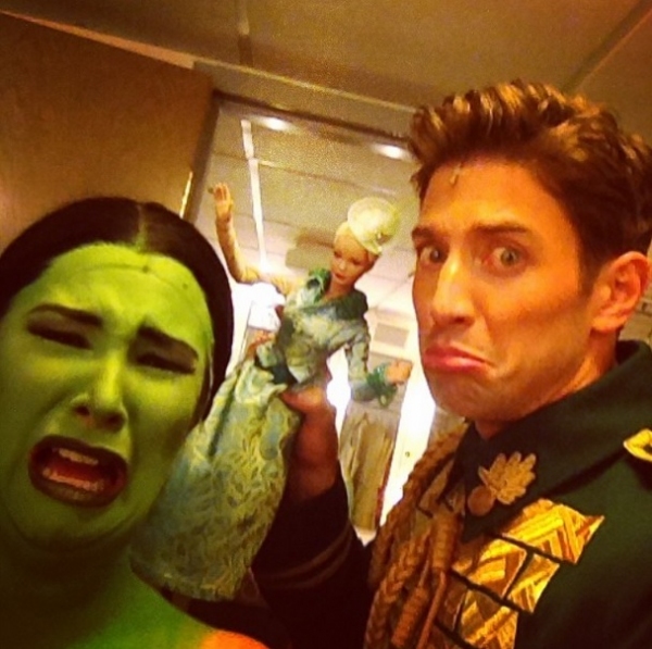 Photo Flash: Saturday Intermission Pics, Part 2 - 7/26 - National Tour of WICKED Says Farewell to Glinda, and More! Image
