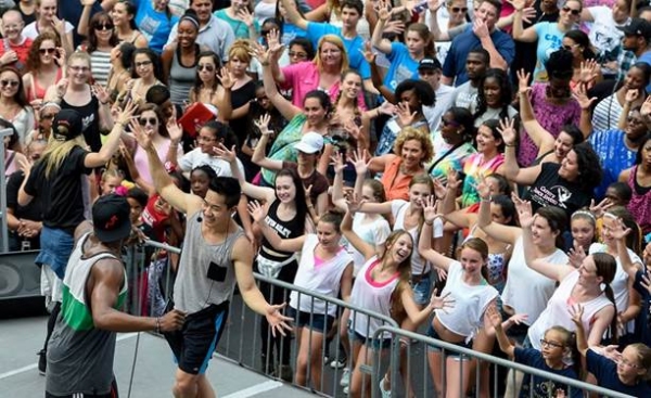Photo Flash: SYTYCD's tWitch, Allison Holker and Alex Wong Host National Dance Day Celebration in NYC 