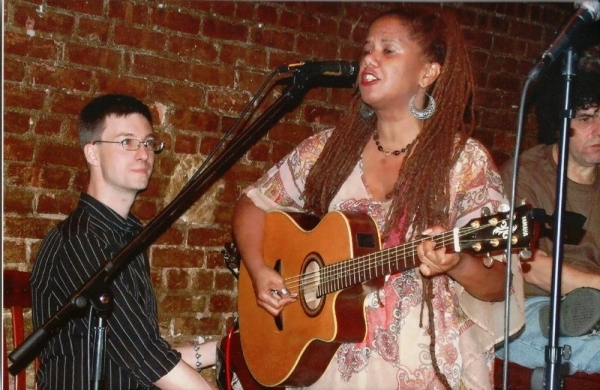 Singer-songwriter Carla Lynne Hall performed a song from her soloÃ‚Â cd Ã‚Â�¿� Photo