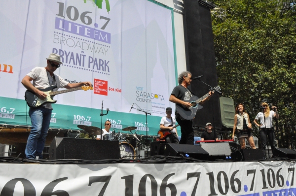 Photo Coverage: Casts of GENTLEMAN'S GUIDE, HEATHERS and More Visit Broadway in Bryant Park! Image