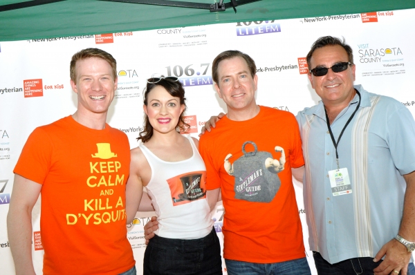 Photo Coverage: Casts of GENTLEMAN'S GUIDE, HEATHERS and More Visit Broadway in Bryant Park! Image