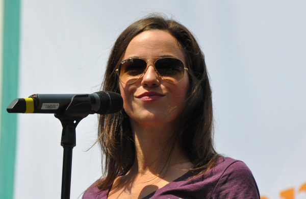 Photo Coverage: Casts of GENTLEMAN'S GUIDE, HEATHERS and More Visit Broadway in Bryant Park! Image