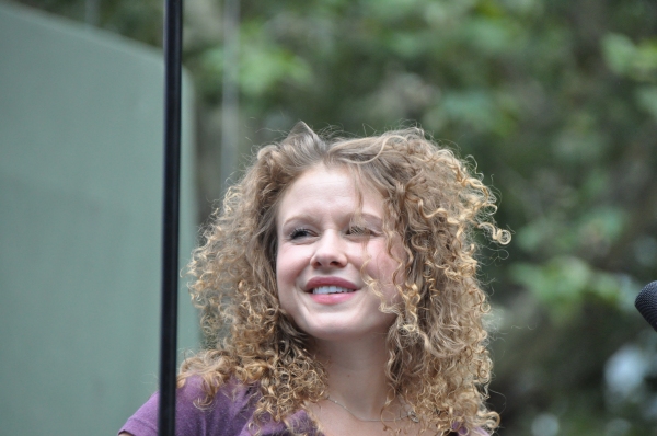 Photo Coverage: Casts of GENTLEMAN'S GUIDE, HEATHERS and More Visit Broadway in Bryant Park! Image