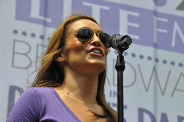 Photo Coverage: Casts of GENTLEMAN'S GUIDE, HEATHERS and More Visit Broadway in Bryant Park! Image