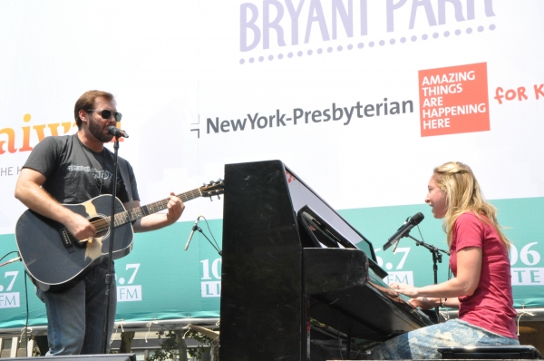 Photo Coverage: Casts of GENTLEMAN'S GUIDE, HEATHERS and More Visit Broadway in Bryant Park! Image