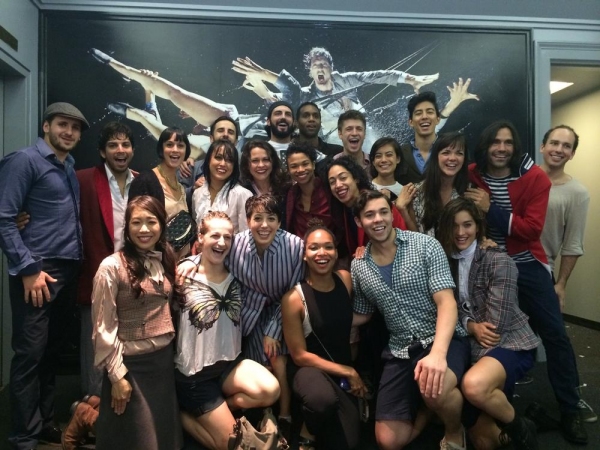 Photo Flash: QUEEN OF THE NIGHT Cast Visits FUERZA BRUTA: WAYRA Image