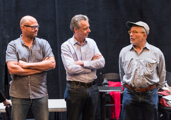Photo Flash: In Rehearsal with David Mamet and the Cast of CTG's RACE Image