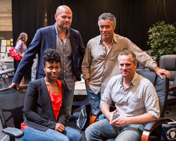 Photo Flash: In Rehearsal with David Mamet and the Cast of CTG's RACE Image