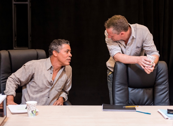 Photo Flash: In Rehearsal with David Mamet and the Cast of CTG's RACE Image