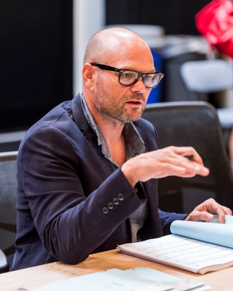 Photo Flash: In Rehearsal with David Mamet and the Cast of CTG's RACE Image