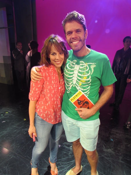 Photo Flash: Perez Hilton Visits Cast of PIECE OF MY HEART Image