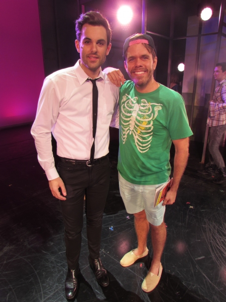 Photo Flash: Perez Hilton Visits Cast of PIECE OF MY HEART Image