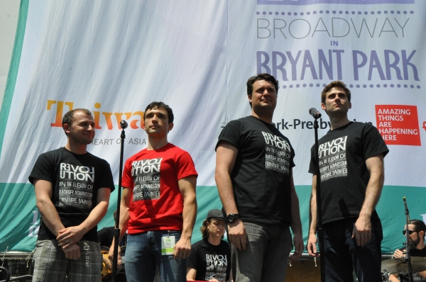 Photo Coverage: Casts of JERSEY BOYS, CABARET and More Visit BROADWAY IN BRYANT PARK! Photo Coverage: Casts of JERSEY BOYS, CABARET and More Visit BROADWAY IN BRYANT PARK! Image