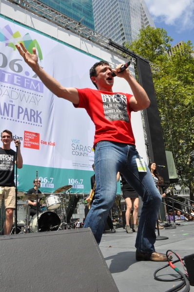 Photo Coverage: Casts of JERSEY BOYS, CABARET and More Visit BROADWAY IN BRYANT PARK!  Image