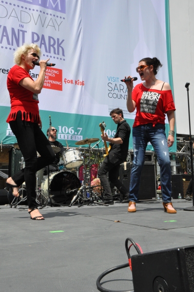 Photo Coverage: Casts of JERSEY BOYS, CABARET and More Visit BROADWAY IN BRYANT PARK!  Image