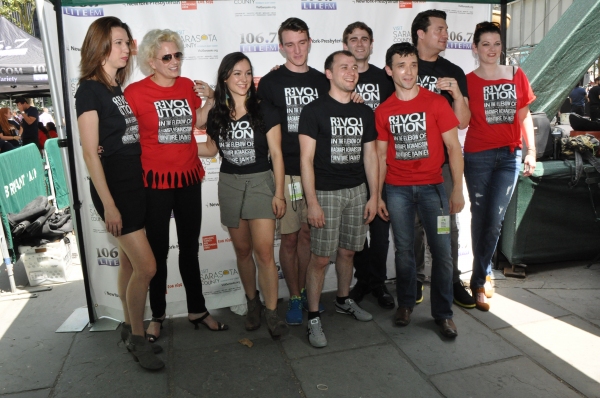Photo Coverage: Casts of JERSEY BOYS, CABARET and More Visit BROADWAY IN BRYANT PARK! Photo Coverage: Casts of JERSEY BOYS, CABARET and More Visit BROADWAY IN BRYANT PARK! Image