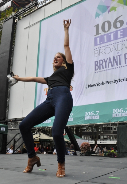 Photo Coverage: Casts of JERSEY BOYS, CABARET and More Visit BROADWAY IN BRYANT PARK!  Image