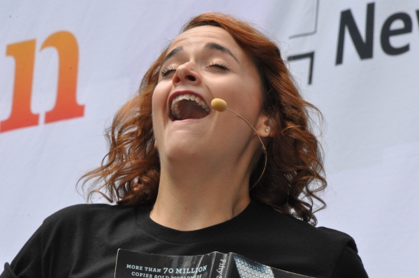 Photo Coverage: Casts of JERSEY BOYS, CABARET and More Visit BROADWAY IN BRYANT PARK!  Image