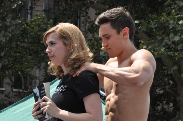 Photo Coverage: Casts of JERSEY BOYS, CABARET and More Visit BROADWAY IN BRYANT PARK!  Image