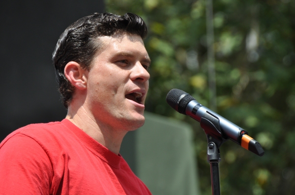 Photo Coverage: Casts of JERSEY BOYS, CABARET and More Visit BROADWAY IN BRYANT PARK!  Image