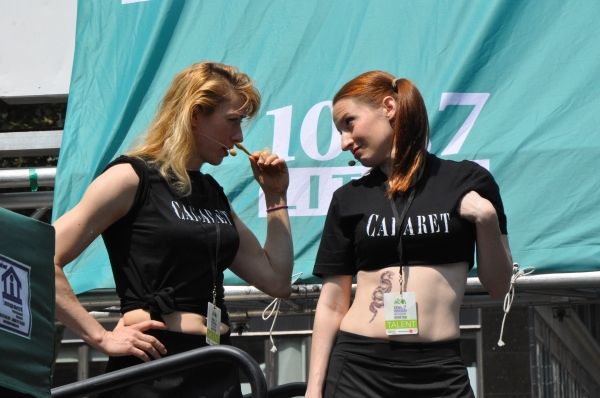 Photo Coverage: Casts of JERSEY BOYS, CABARET and More Visit BROADWAY IN BRYANT PARK! Photo Coverage: Casts of JERSEY BOYS, CABARET and More Visit BROADWAY IN BRYANT PARK! Image